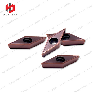 High Precision VCMT160404-GV Tungsten Carbide Turning Insert VCMT Insert with PVD Coating for Stainless Steel