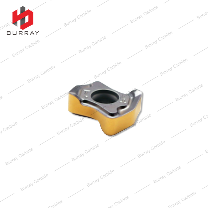 Milling Indexable Inserts XNMU Small Double-sided "Bone Shape" Inserts with 4 Cutting Edges XNMU040310T for Fast Feed Milling