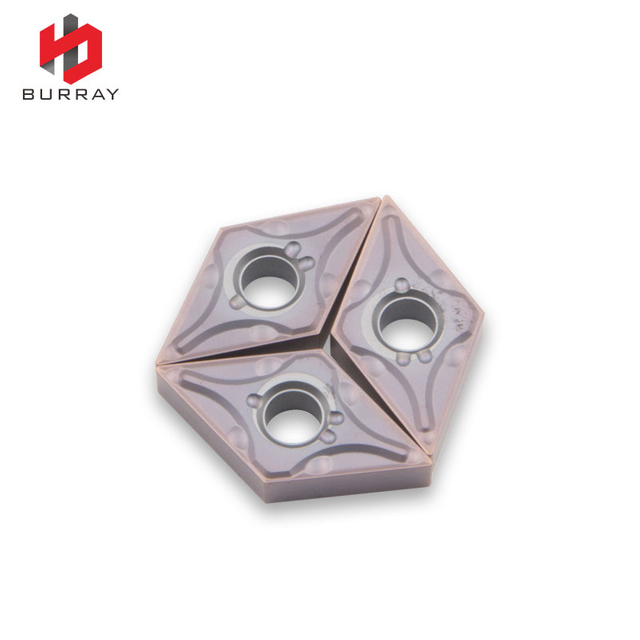 DNMG150404-MA Carbide Insert for Stainless Steel Casting with Purplish Red PVD Coating Tungsten CNC Tool