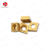 CCMT09T304-TF Tungsten Carbide Turning Insert with Yellow CVD Coating for CNC Lathe Machine