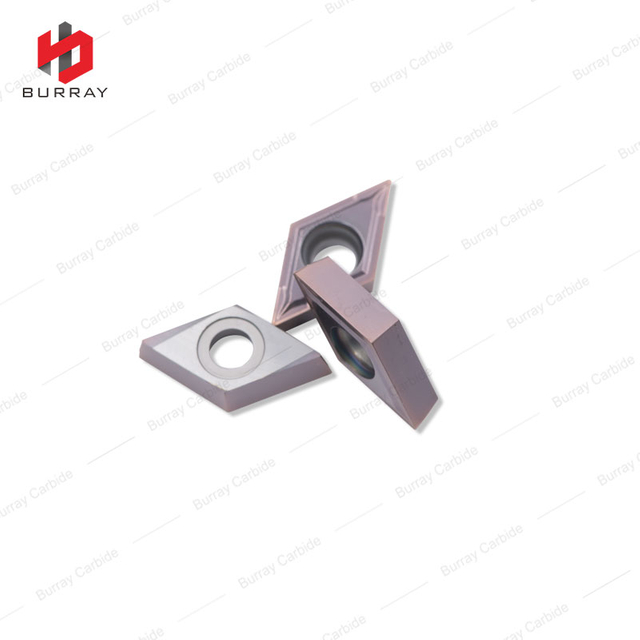DCMT11T304-TF CNC Lathe Turning Insert Carbide Turning Tool with PVD Coating
