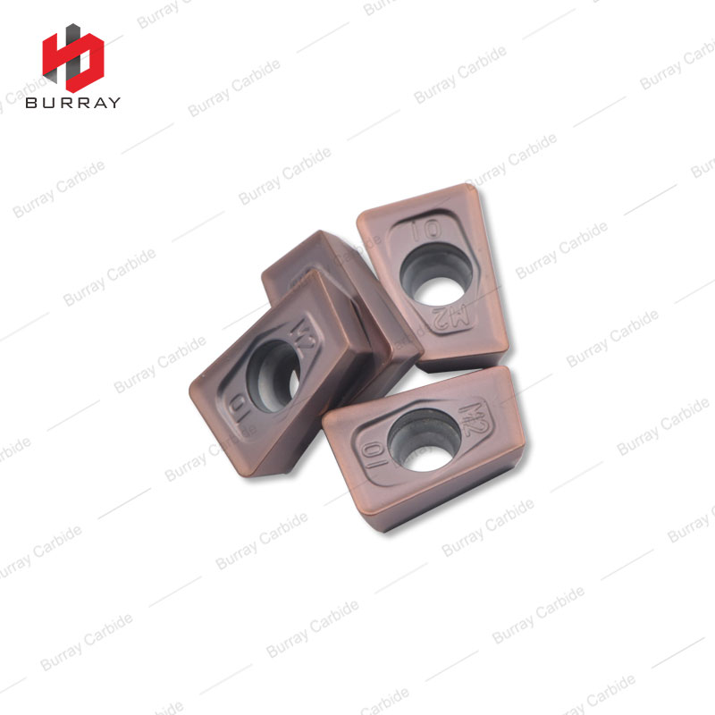 QOMT1035R-M2 Tungsten Carbide Milling Insert with PVD Coating