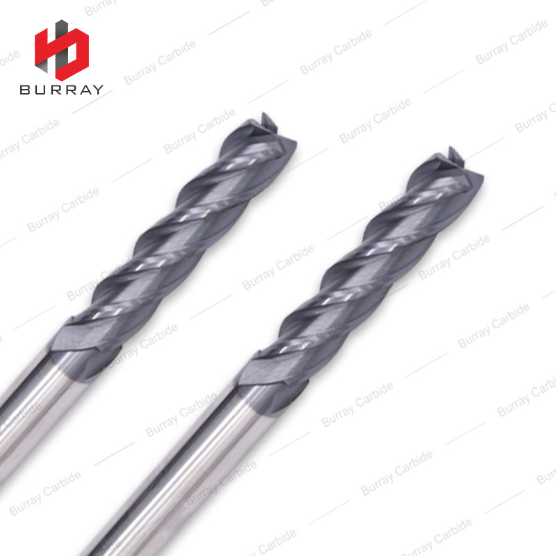 3 Flute Endmill Taper Ball-Nose Milling Cutter for Machining Steel and Stainless Steel