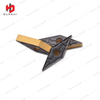 CNC Lathe Cutting Tool VNMG160404-TM Tungsten Carbide Turning Inserts With Bi-color CVD Coating