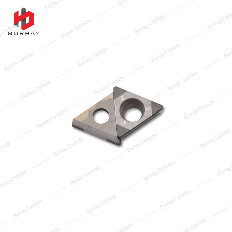 TPGW080204 CBN Light/Medium Interrupted Hardened Steel PCBN Insert Positive 11 Deg Relief Angle