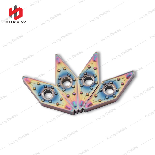 VNMG160408-MS 35deg Rhombus V-shaped External Turning Inserts CNC Machinery Metal Lathe Tools for Stainless Steel