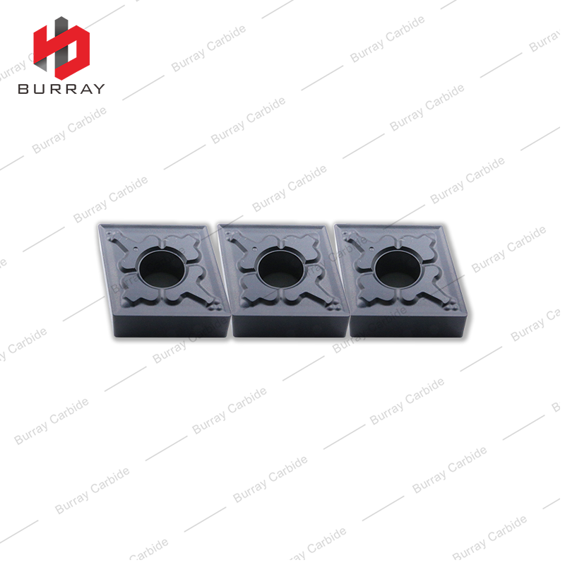 Cemented Carbide Insert CNC Turning Insert CNMG120404-PF 08/12 Black Coated Insert for Steel Machining Right Angle Shoulder Turning Insert