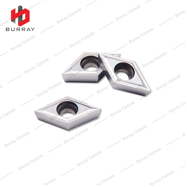 CNC Lathe Turning Inserts DCMT11T304-TF Boring and Turning of Aluminum Alloys, Steel and Stainless Steel Machining