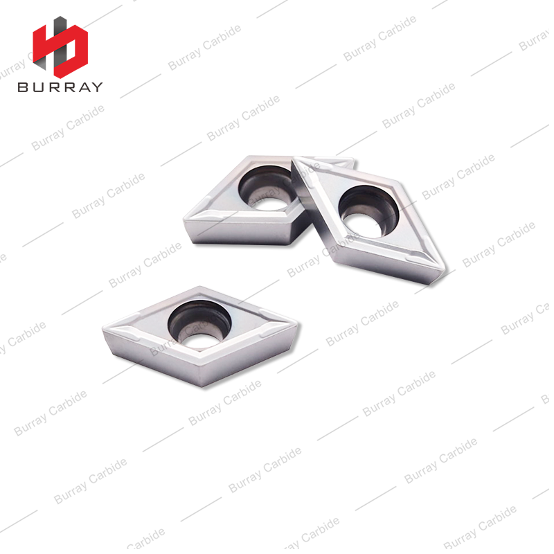 CNC Lathe Turning Inserts DCMT11T304-TF Boring and Turning of Aluminum Alloys, Steel and Stainless Steel Machining