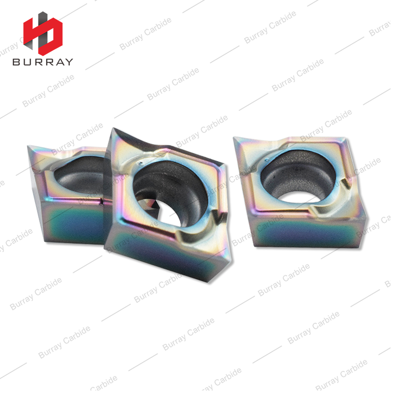 CCGT09T302-CL High Precision Rhombic CNC Lathe Metal Cutting Tool Cemented Carbide Turning Insert