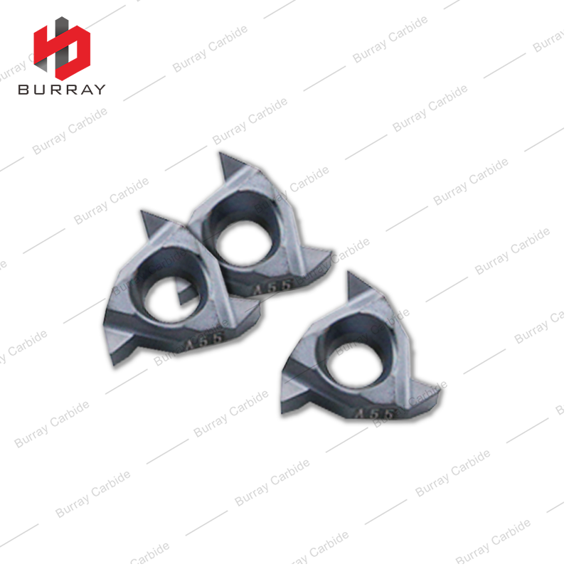 08IRA55 CNC Cutting 55° Internal Tungsten Indexable Carbide Screw Threading Inserts