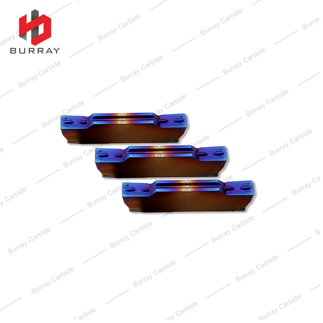 Tungsten Carbide Grooving Inserts MGMN300-M MGMN400-M for Quenched Stainless Titanium Alloy with Colorful PVD Coated