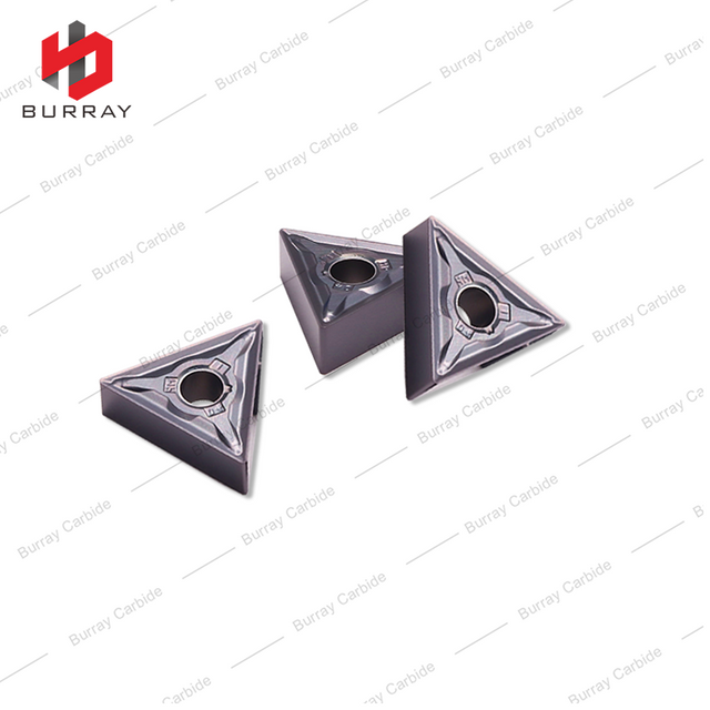 CNC Triangular Turning Tools Tungsten Carbide External Turning Insert TNMG160402/04/08 MS/65 with PVD Coating