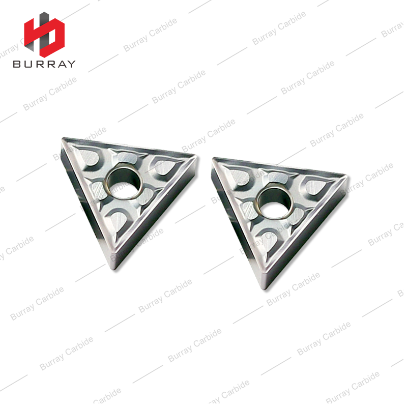 CNC Lathe Tools Triangular External Turning Insert TNMG160404-TF for Machining of Steel and Stainless Steel
