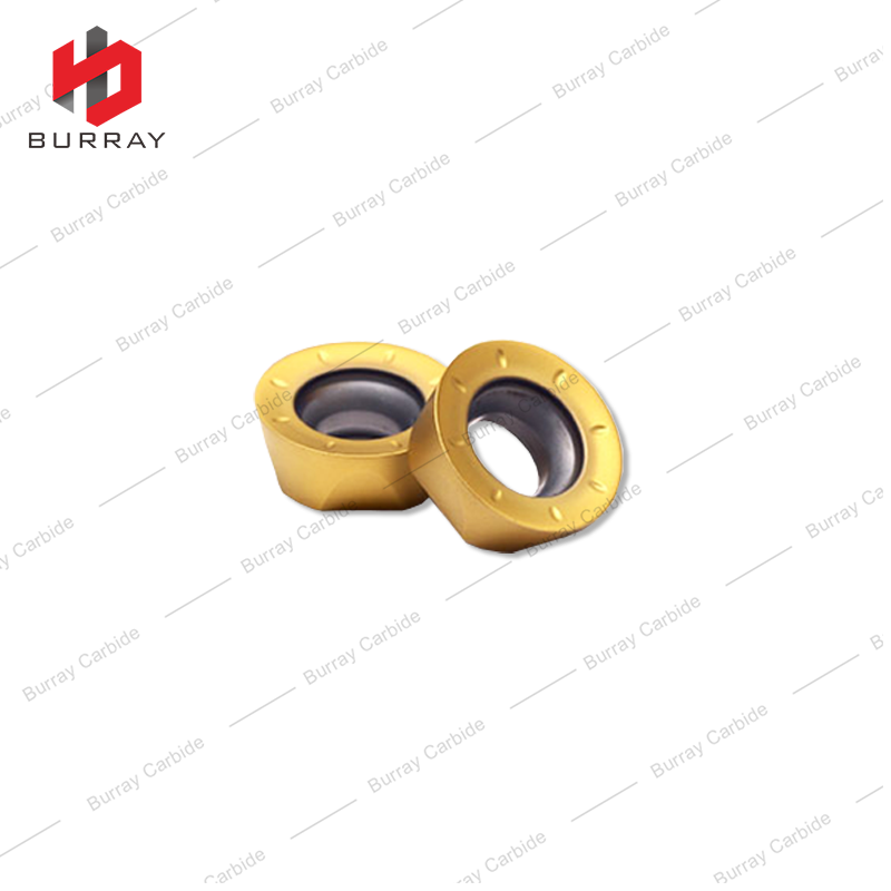 Carbide Milling Insert RPMT10T3MO-TT for CNC Machining Center Round Milling Insert with Gold PVD Coating for Milling of Steel