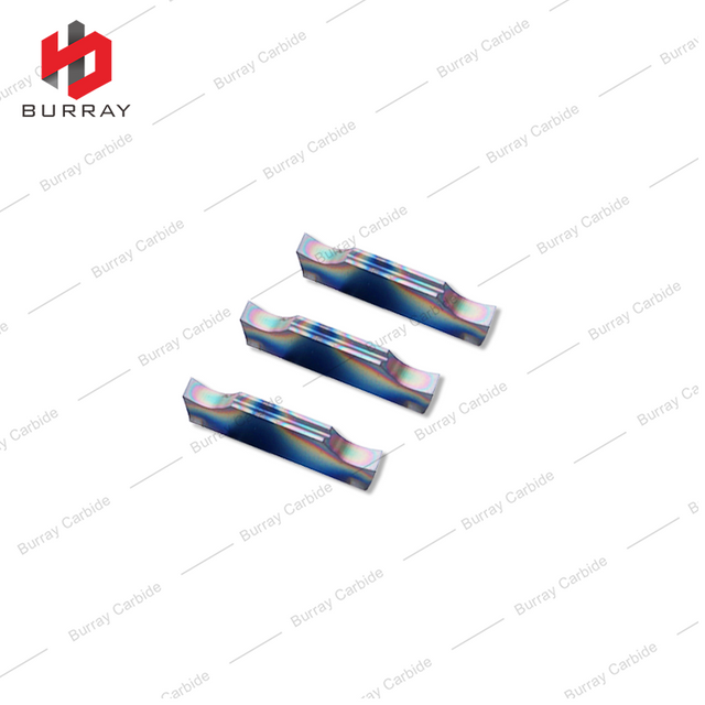 Tungsten Carbide Grooving Inserts MGGN for CNC Cutting Tool MGGN200/300-Q-8 for Color Titanium Alloy OEM Customized Support