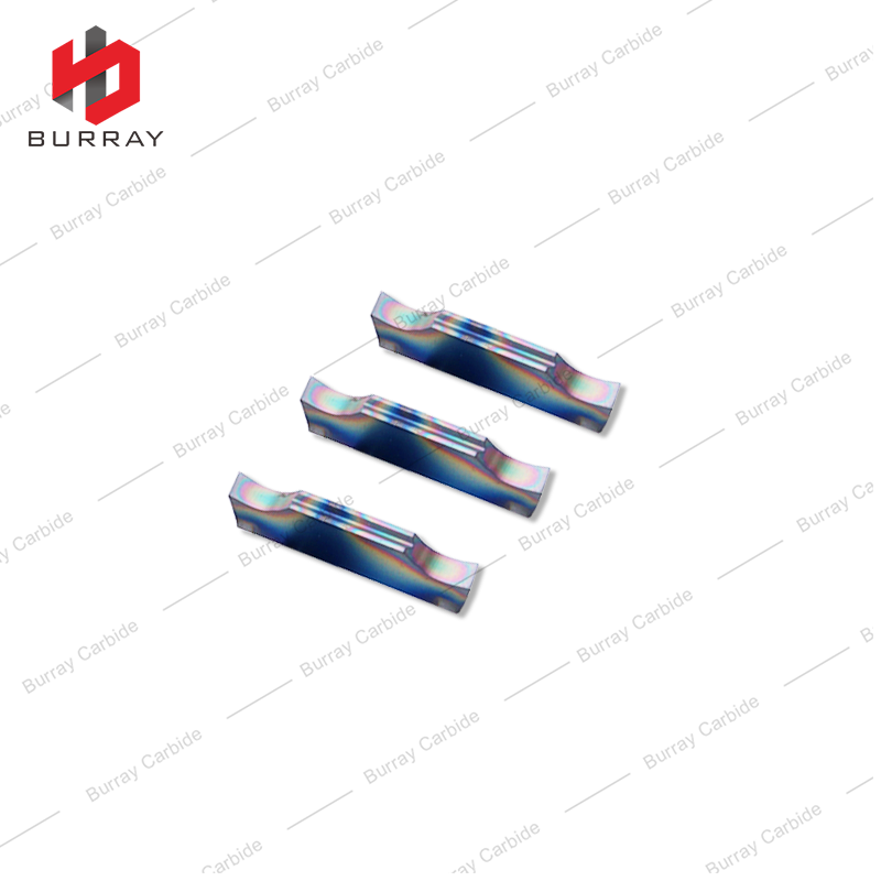 Tungsten Carbide Grooving Inserts MGGN for CNC Cutting Tool MGGN200/300-Q-8 for Color Titanium Alloy OEM Customized Support