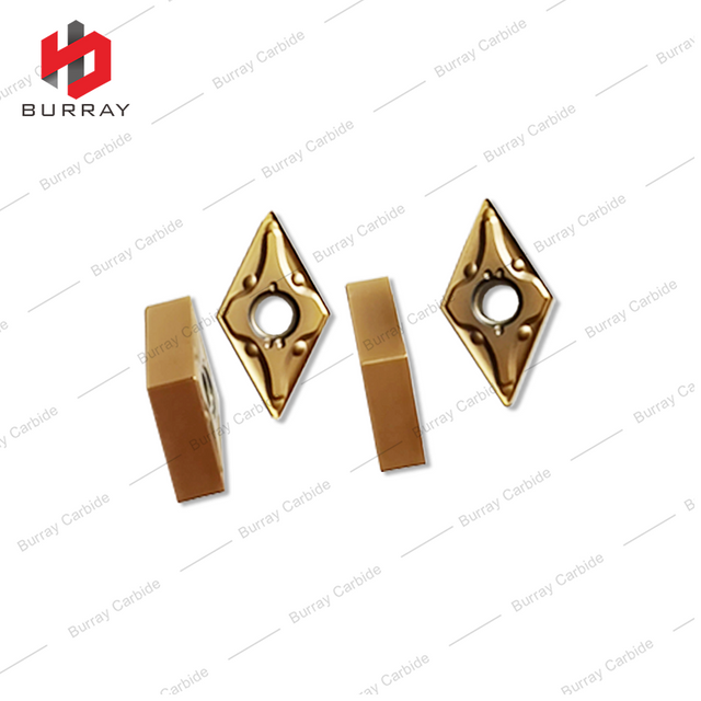 55-degree Rhombic Carbide Turning Inserts DNMG110408-MA for Steel for Steel with CVD Coating