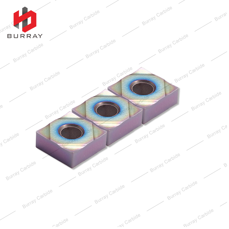 CNC Lathe Turning Tool Insert SNMG120404-N with Colored PVD Coating for Turning of High-Hardness Stainless Steel