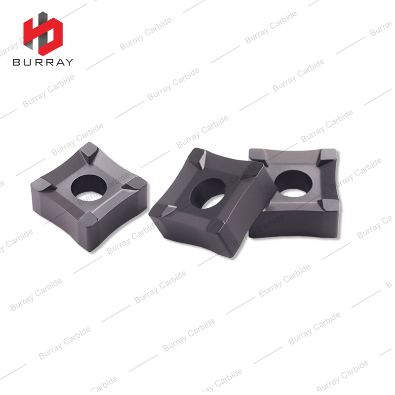 Tungsten Carbide Inserts SNMX1907-R35 Carbide High Feed Milling Inserts SNMX Square Shape