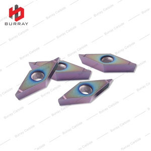 Tungsten Carbide Turning Inserts VBMT160404/08-N CNC Turning Parts Machinery with PVD Coated of High Hardness Quenched Steel Materials