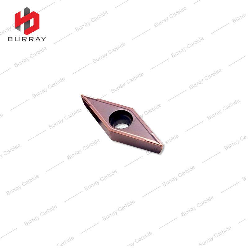 High Precision VCMT160404-GV Tungsten Carbide Turning Insert VCMT Insert with PVD Coating for Stainless Steel