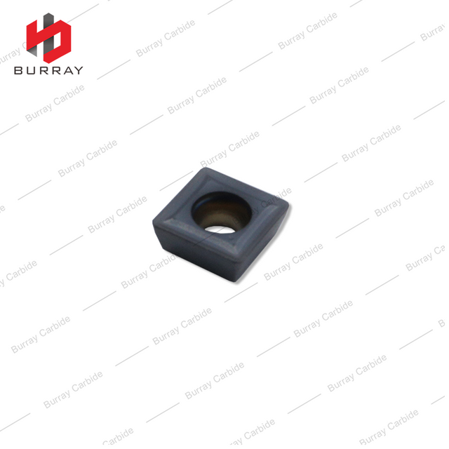 Square R0.4 Carbide Drilling Inserts SPMT060204-DG PVD Coated for Steel Indexable Drill CNC Hole Machining
