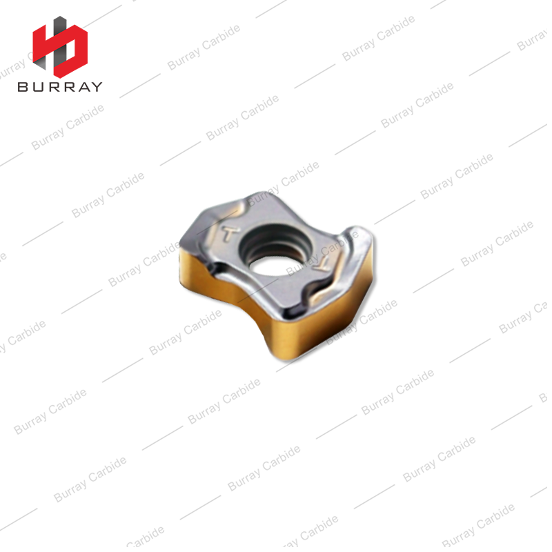 Milling Indexable Inserts XNMU Small Double-sided "Bone Shape" Inserts with 4 Cutting Edges XNMU040310T for Fast Feed Milling