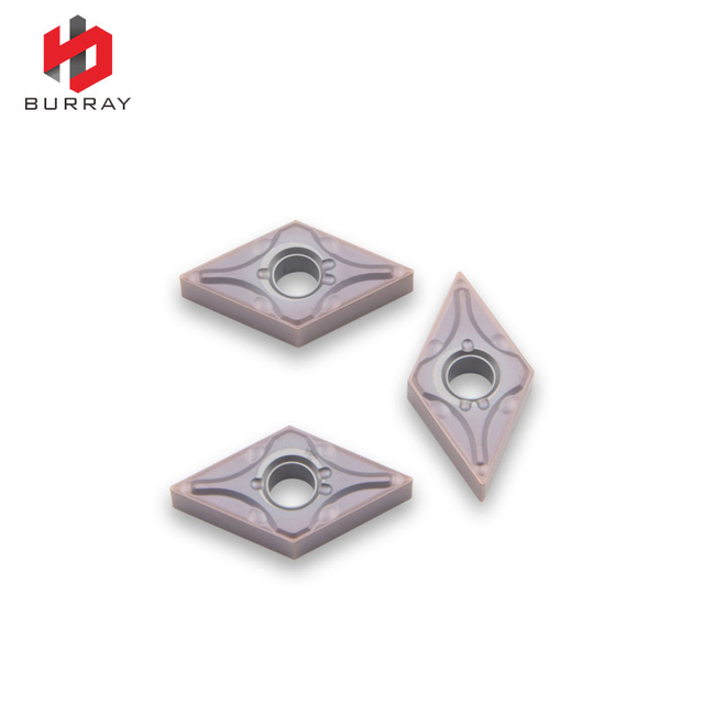 DNMG150404-MA Carbide Insert for Stainless Steel Casting with Purplish Red PVD Coating Tungsten CNC Tool