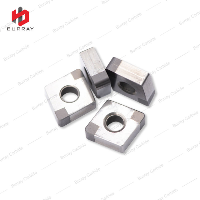 CNGA120408 PCBN Polycrystalline Brazing Inserts for Cast Iron in Roughing/Semi-finishing