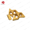 DCMT11T308-MV High Quality Tungsten Carbide Turning Insert with Yellow CVD Coating CNC Lathe Tool for Steel