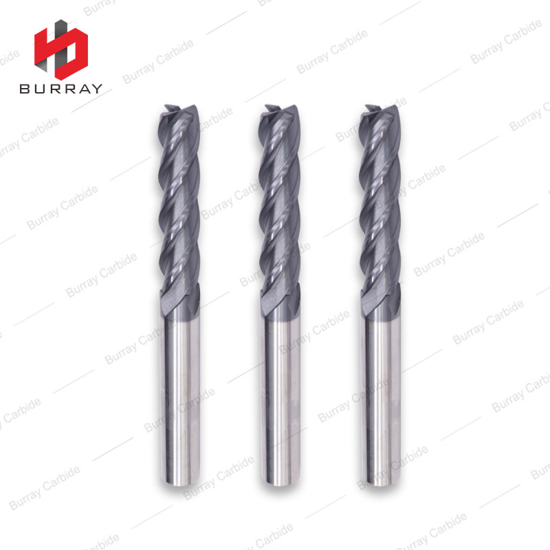 3 Flute Endmill Taper Ball-Nose Milling Cutter for Machining Steel and Stainless Steel