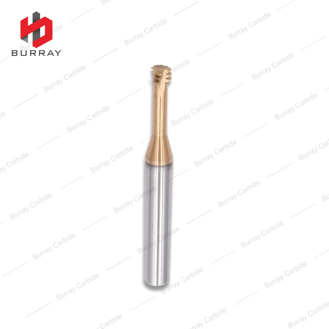 Carbide 3-flute Thread Long Neck End Mill