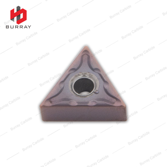 TNMG160404-MA Tungsten Carbide Insert with Purplish Red PVD Coating Carbide Turning Inserts