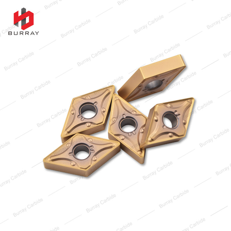 Tungsten Carbide Turning Insert DNMG150408-MA CNC Carbide Inserts with Yellow CVD Coating