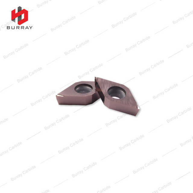 DCGT11T302R-F Tungsten Cutting Turning Tools with PVD Coating for Steel