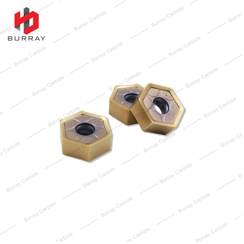 CNC High Feed Milling Inserts HNGX090608 Face Milling Inserts Heavy Cutting for Steel Machining