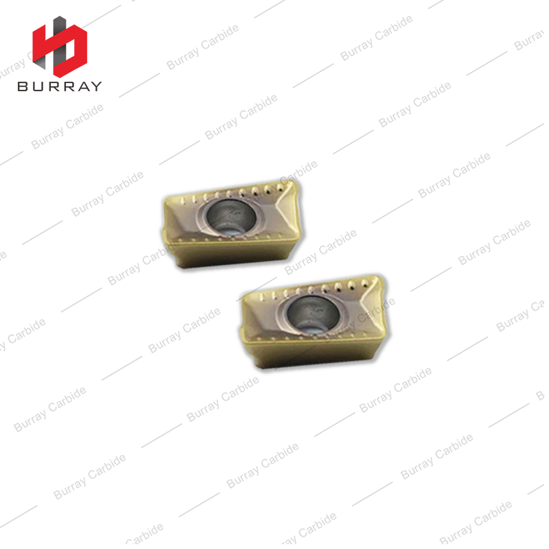 APMT11T308-GM CNC Milling Insert for Processing Steel and Stainless Steel with Yellow PVD Coating