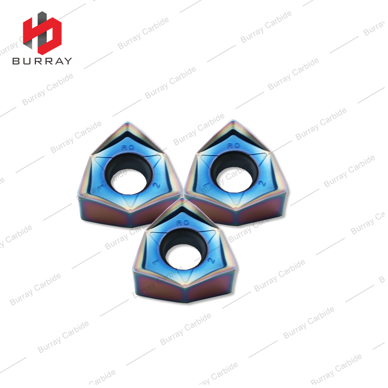 CNC Machine Cutting Tool WNMU080608EN-RD Heavy Milling Cutters Quenching Steel High Feed Milling Inserts