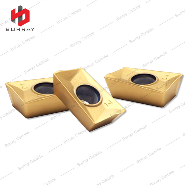 APKT160408-PM Indexable Carbide Milling Inserts for Metal Machining with PVD Coated for Processing Steel Stainless Iron Finishing and Semi-Finishing