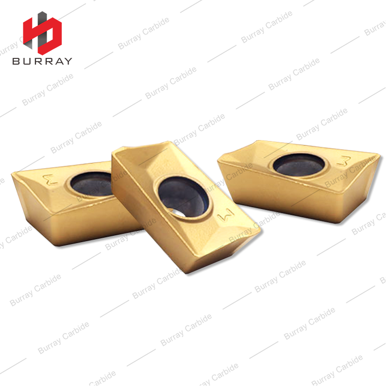 APKT160408-PM Indexable Carbide Milling Inserts for Metal Machining with PVD Coated for Processing Steel Stainless Iron Finishing and Semi-Finishing