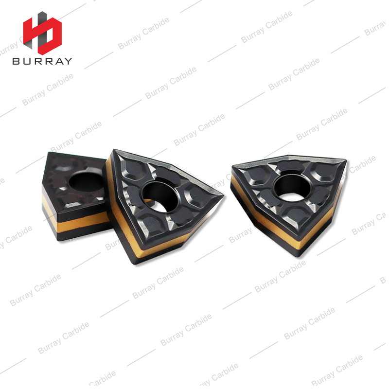 CNC Cutting Tools Carbide Turning Inserts WNMG080404-TF for Steel and Stainless Steel with PVD Coated
