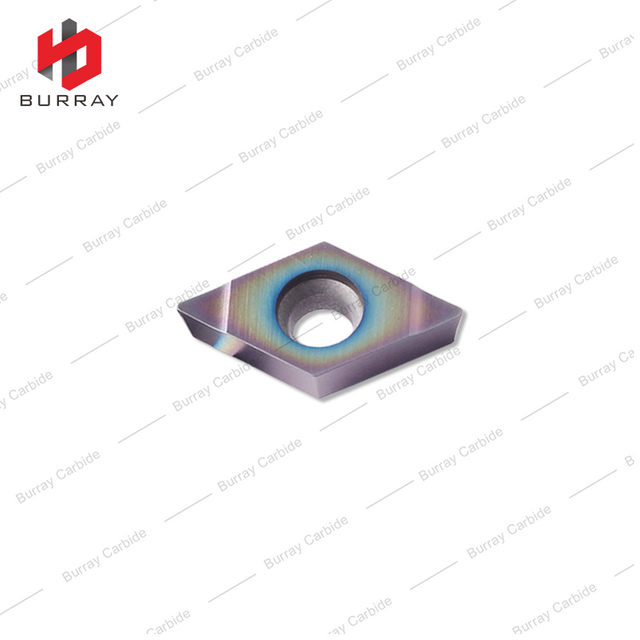DCMT11T304-N 55° Rhombic CarbideTurning Insert PVD Coated for Internal CNC Turning Tool