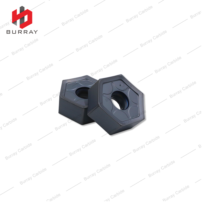 HNGX090608 Double Sided High Feed Milling Insert PVD Coated Universal for Steel Machining
