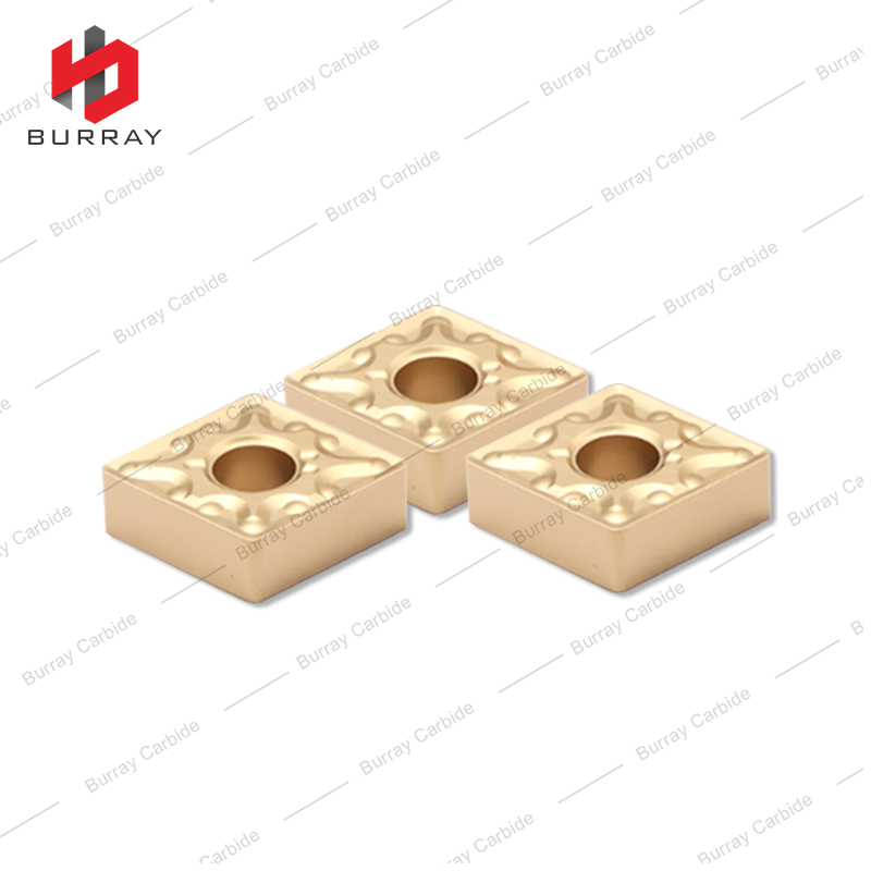 CNC Cutting Tools Carbide Turning Inserts CNMG120408-MA for Steel and Stainless Steel with Gold CVD Coating