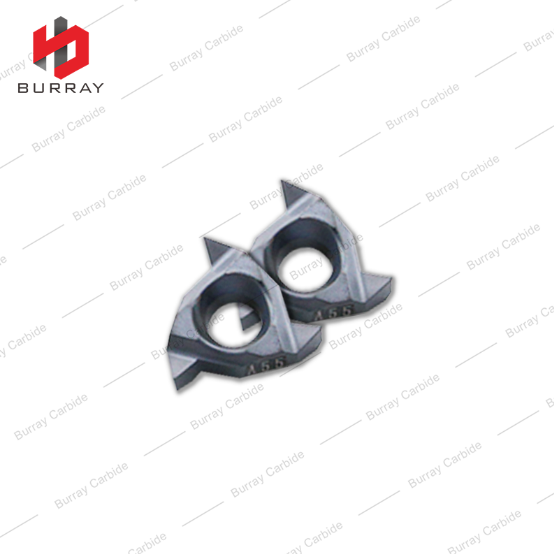 08IRA55 CNC Cutting 55° Internal Tungsten Indexable Carbide Screw Threading Inserts