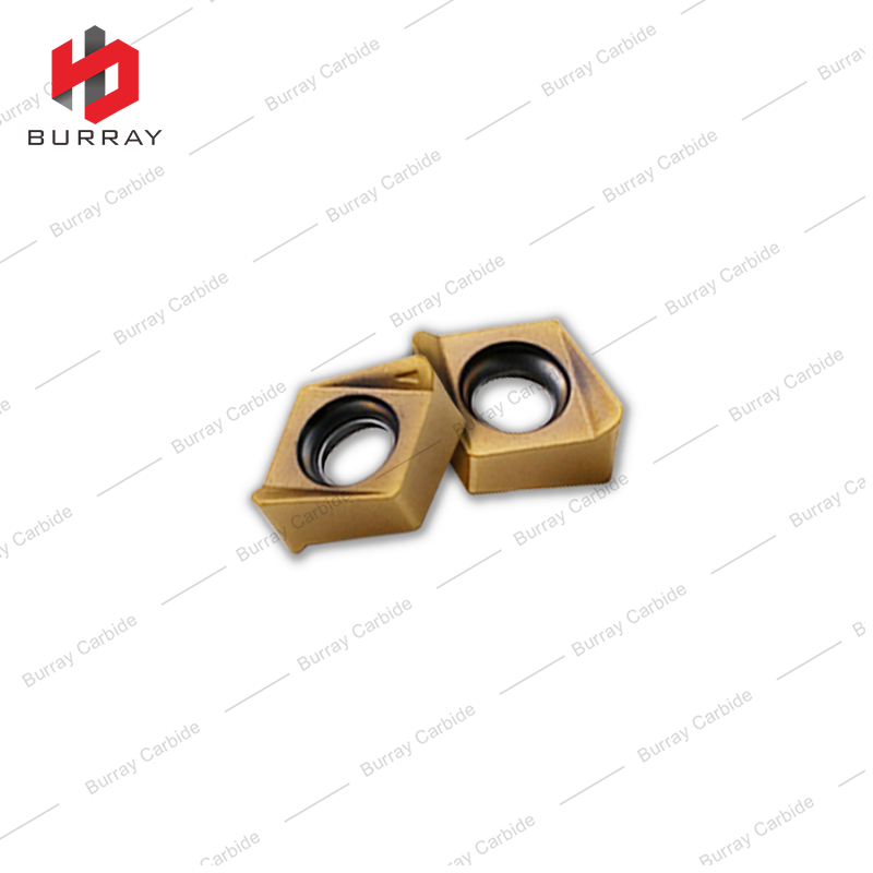 4NMT060308R Carbide Milling Inserts Yellow Coated CNC Turning for Milling