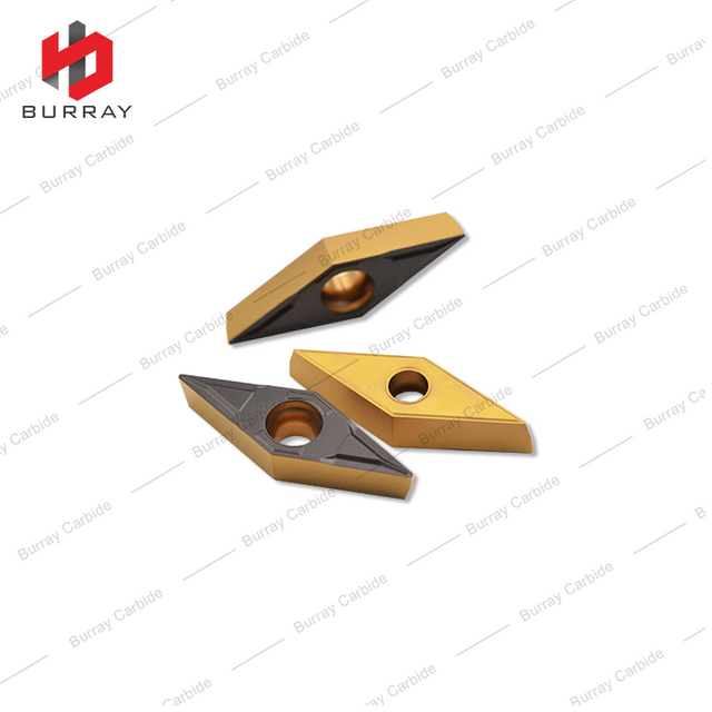 CNC Tools Turning Inserts VBMT160404-PF for Precision Machining with CVD Coating for Machining Steel and Cast Iron