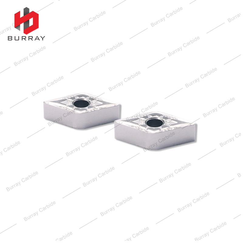 DNMG Diamond Shaped CNC Turning Inserts for Copper and Aluminum DNMG150608-WT External Internal Hole Inserts with PVD Coating