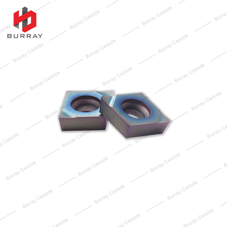 Diamond Shaped CNC Insert CCMT120404-N Positive Rake Insert for Color Quenched Steel Internal Hole Boring Tools